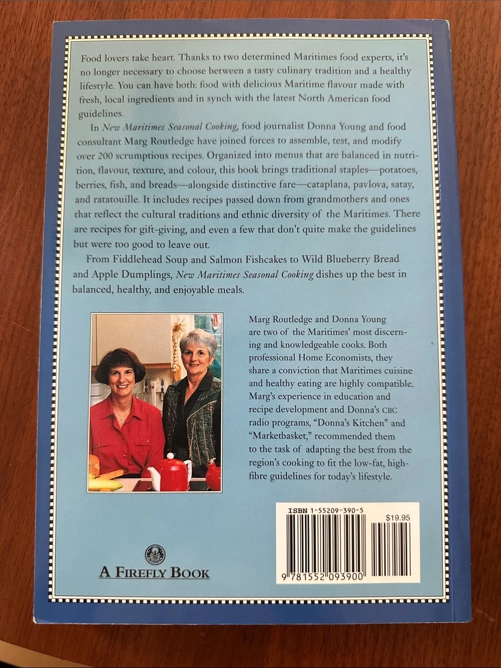 Maritimes Seasonal Cooking Cookbook by - Blue
